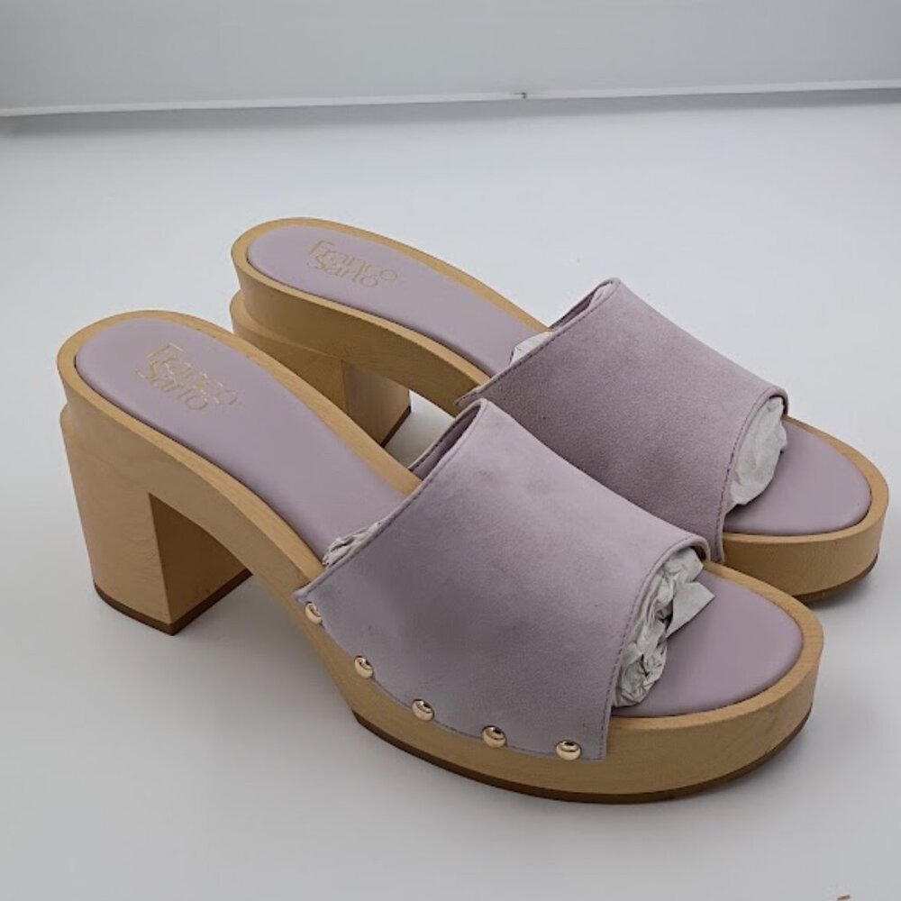 Franco Sarto Capriclog3 Slide Sandal, Soft Lilac, Women's Size 11